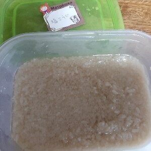 塩麹(発酵器利用)～作り置き調味料
